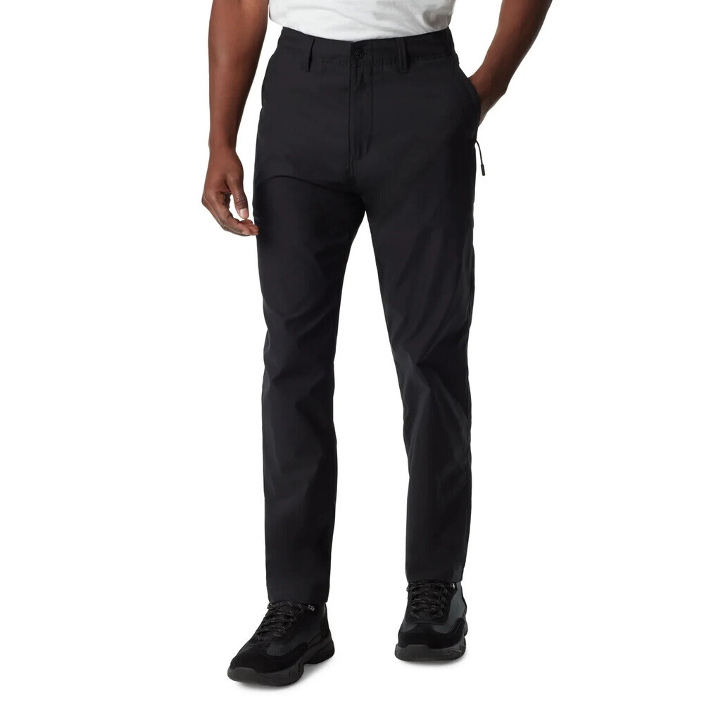 Bass Outdoor Traveler Pants Men's 40x32 Black Stretch Straight Fit Trouser MAC97